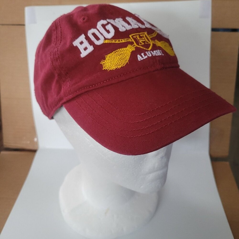 Harry Potter Hogwarts Alumni Strapback Adjustable Hat Cap Dad Mom Men Women Red